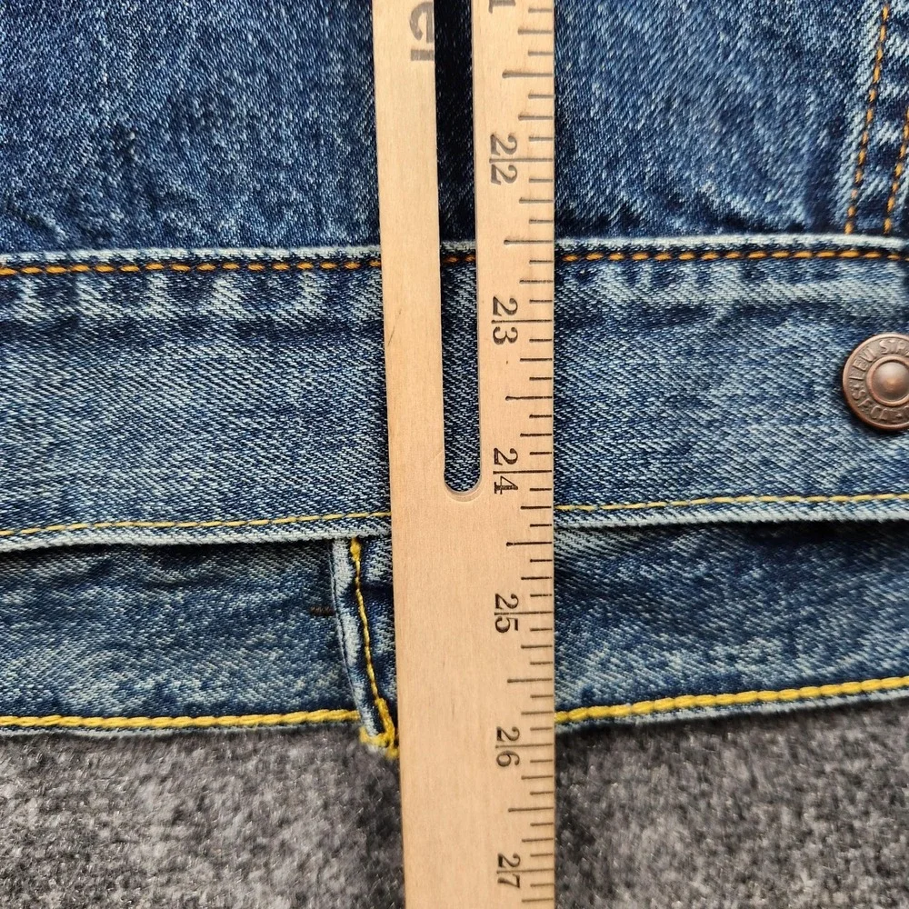 Levis Type 3 Sample Jacket Mens Medium Blue‎ Cone Denim Trucker Pockets Classic - Picture 9 of 12